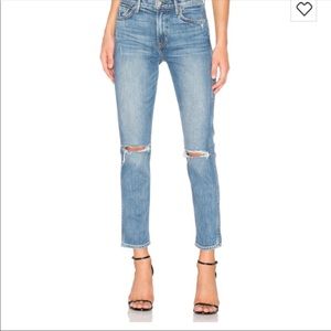 GRLFRND Karolina high rise strait leg jeans